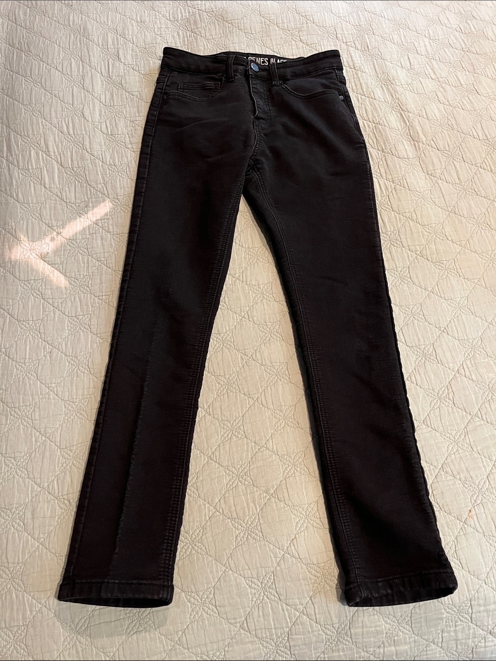 VINTAGE GENES Black Skinny Jeans - unisex, size 28 x 30